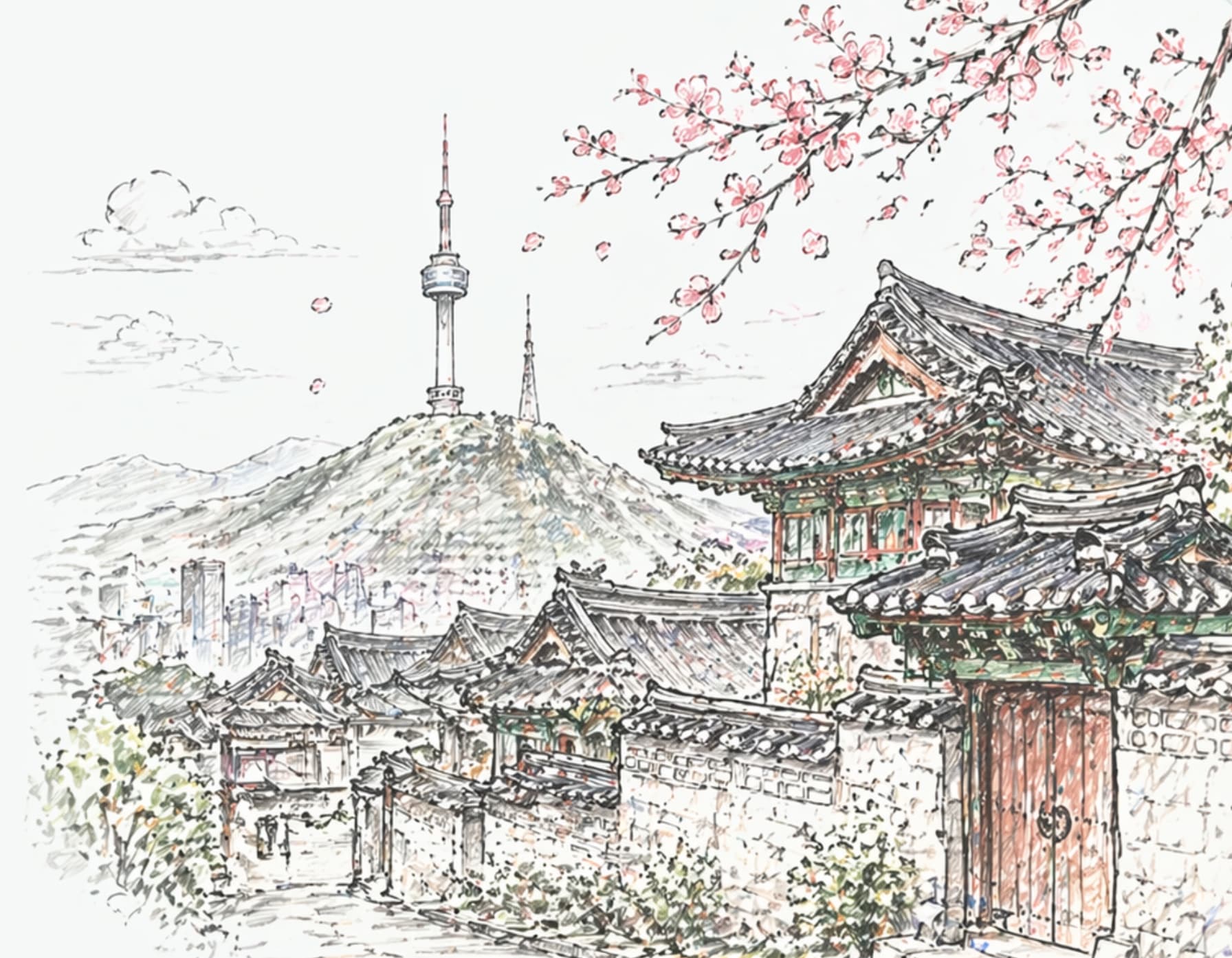 Korean resources illustration