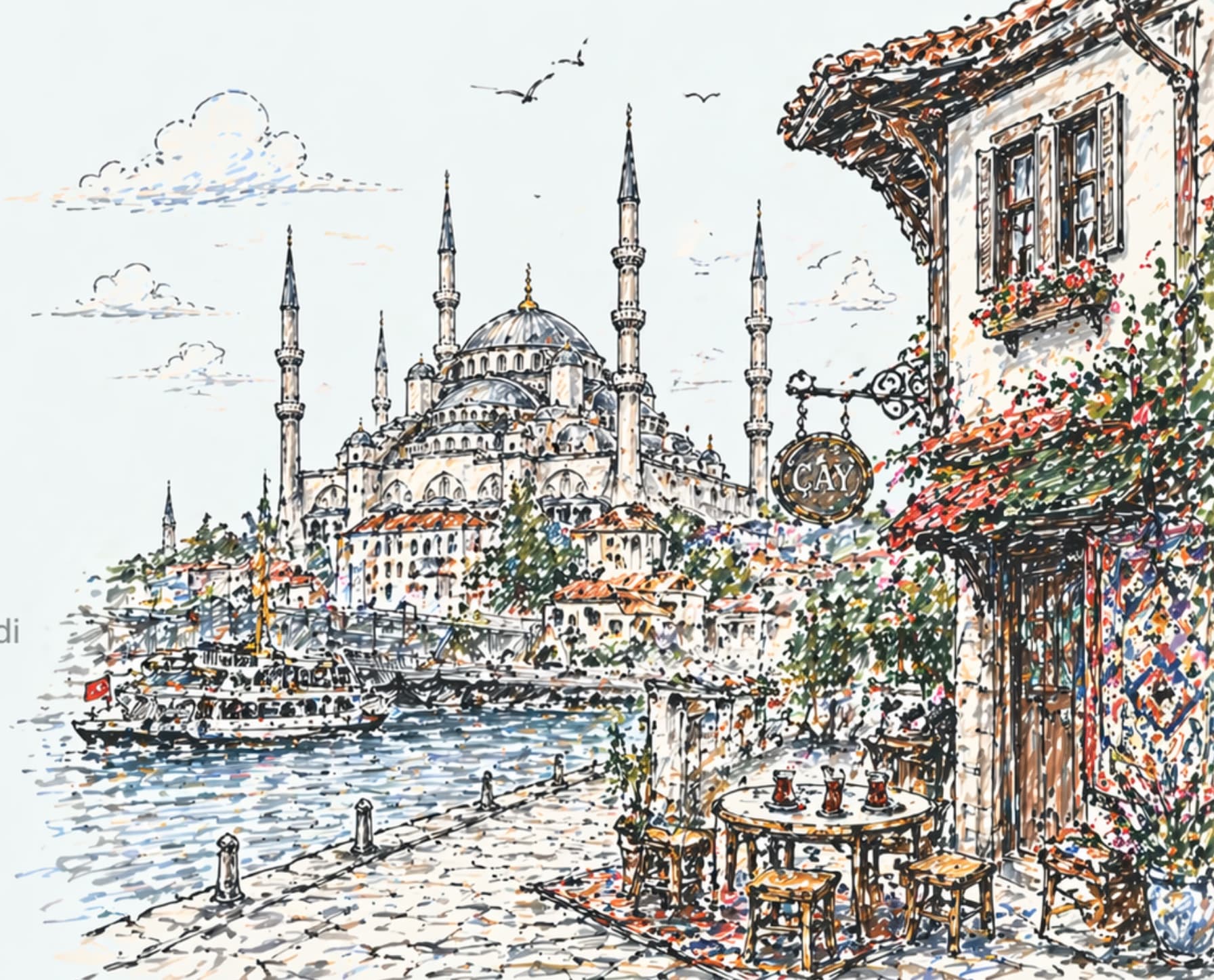 Turkish resources illustration