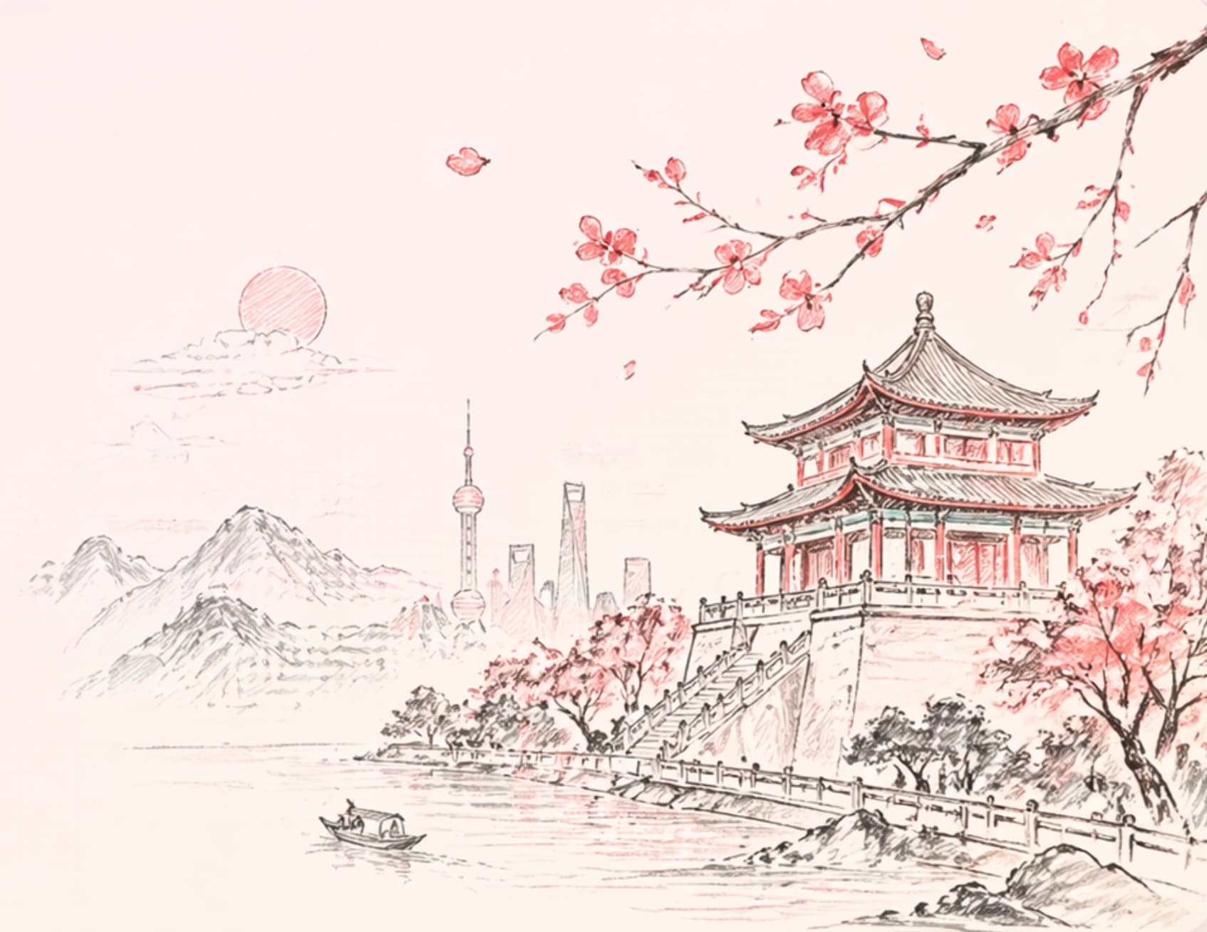 Chinese resources illustration